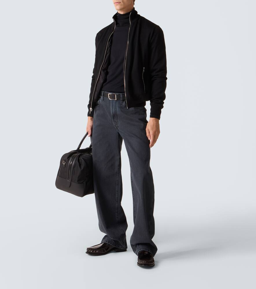 Реверсивная куртка из вирджинской шерсти и Re-Nylon Prada, Nero — фото 2