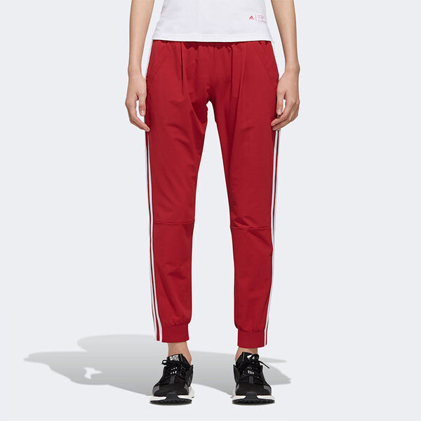 Штаны трикотажные спортивные штаны Adidas, красный — фото 3