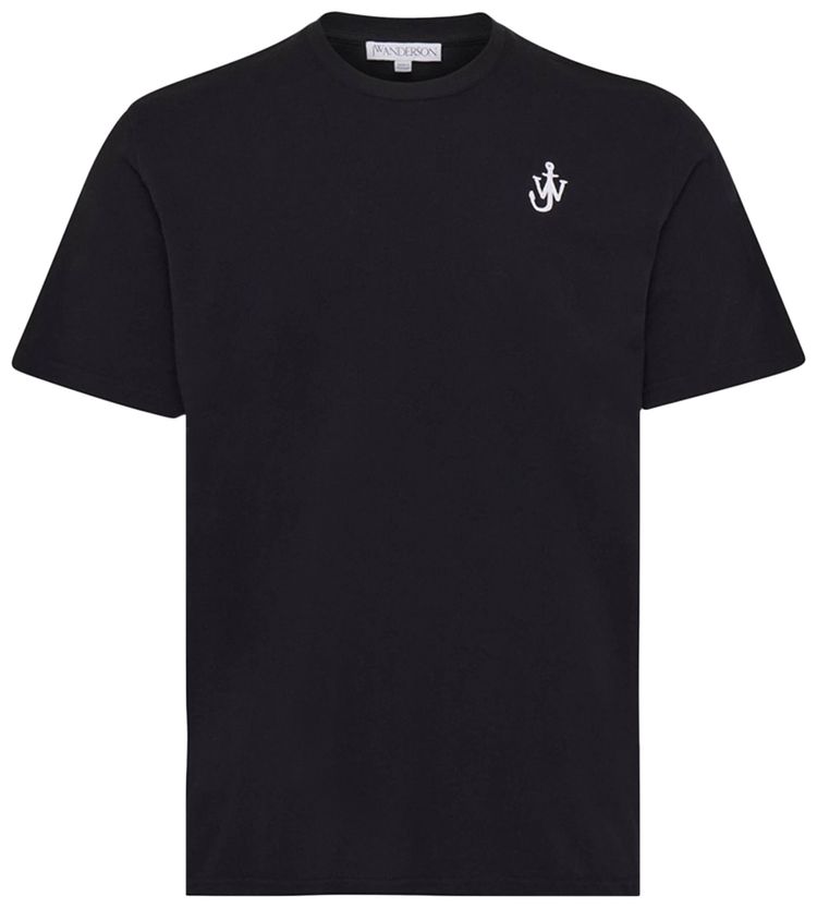 

Футболка JW Anderson Anchor Embroidery T-Shirt 'Black', черный