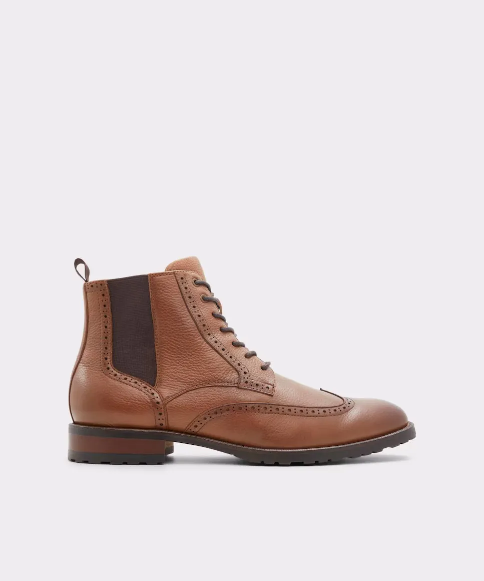 

Мужские ботинки с круглым носком Aldo, коричневый