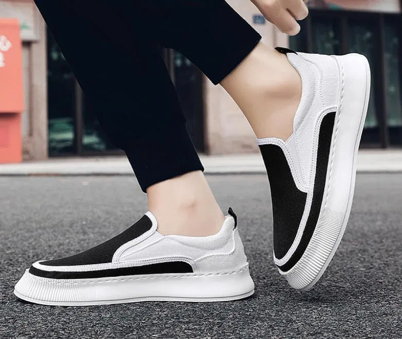 Лоферы мужские Slip-On Sneakers, Black SPKFHD — фото 3