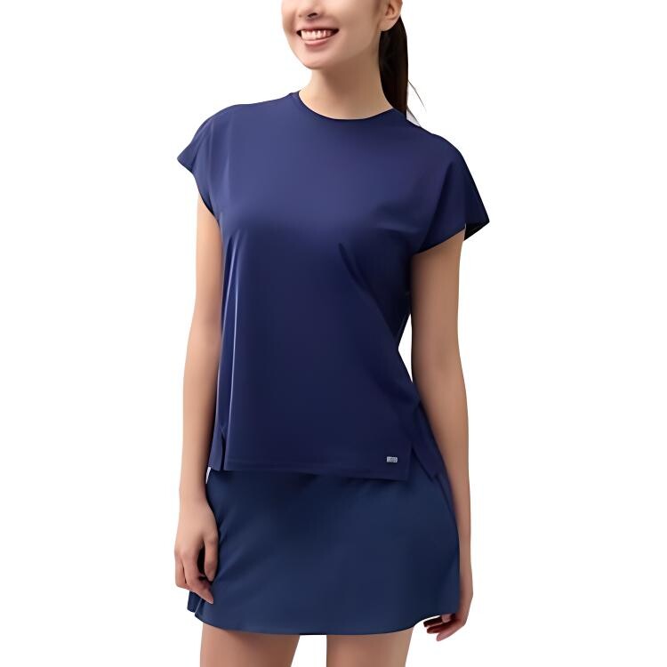 

Футболка Swedish Athlete Joint Series женская синяя Uniqlo