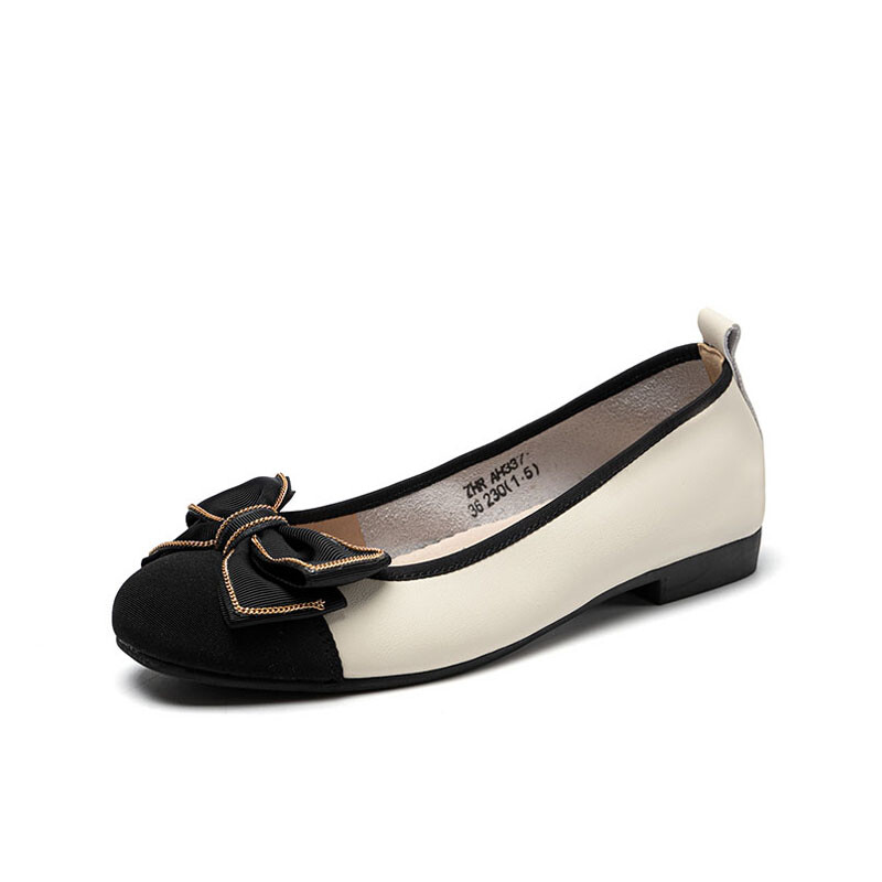 

Туфли женские повседневные Women's Casual Shoes Women's Zhr, бежевый/черный