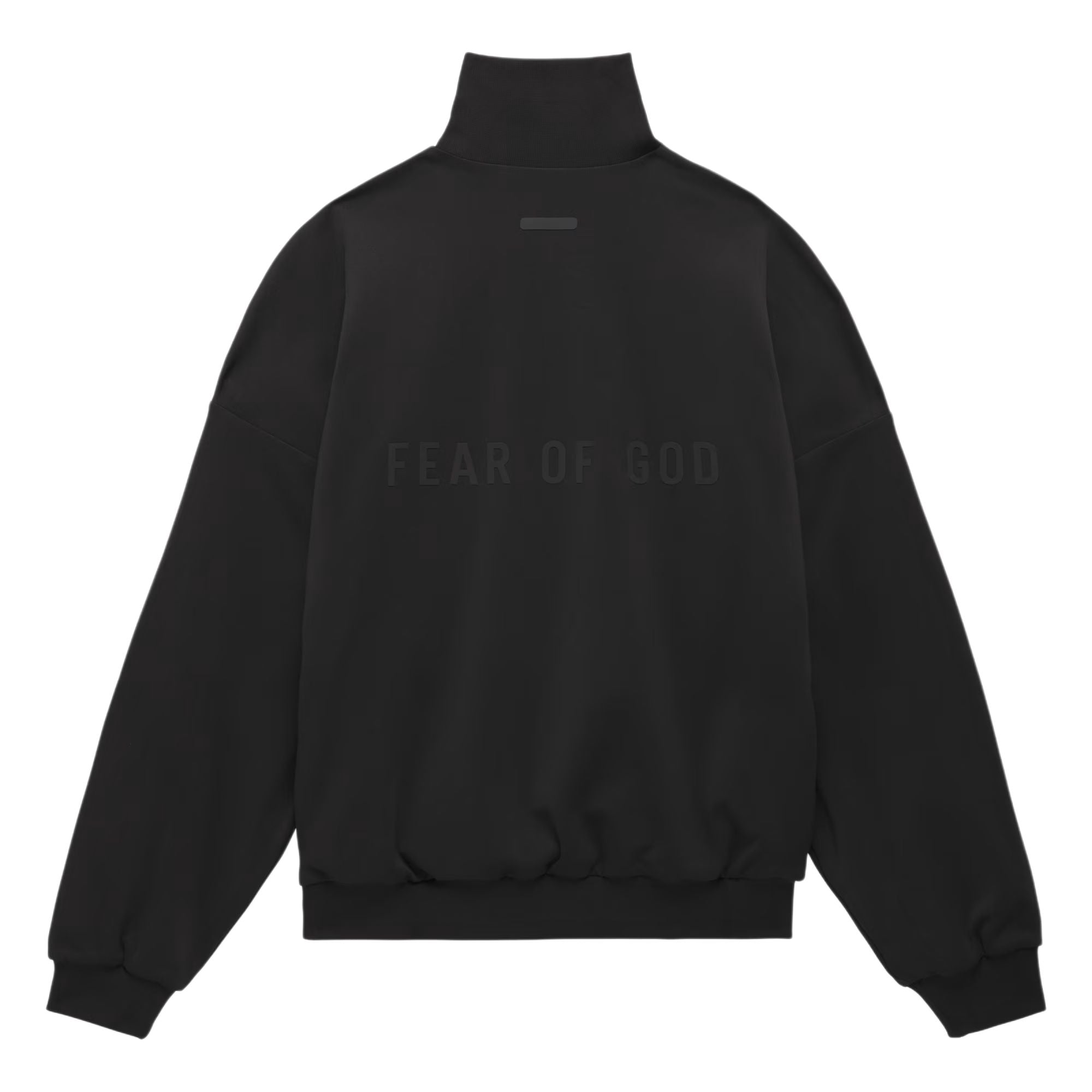 Спортивный топ adidas Fear of God Athletics 1/2-Zip Track Top 'Black' IM5317, черный — фото 2