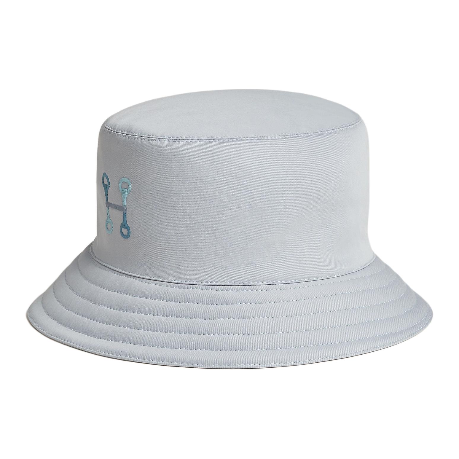 

Хлопковая шляпа-ведро мужская glacier HERMES, светло-голубой