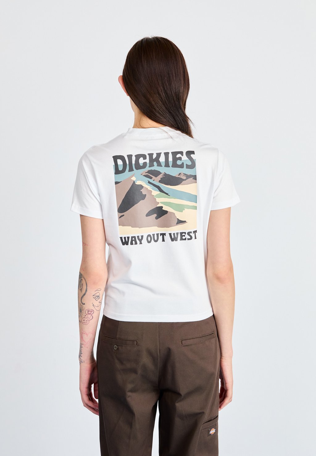 

Футболка с принтом EAST GLACIER TEE Dickies, белый