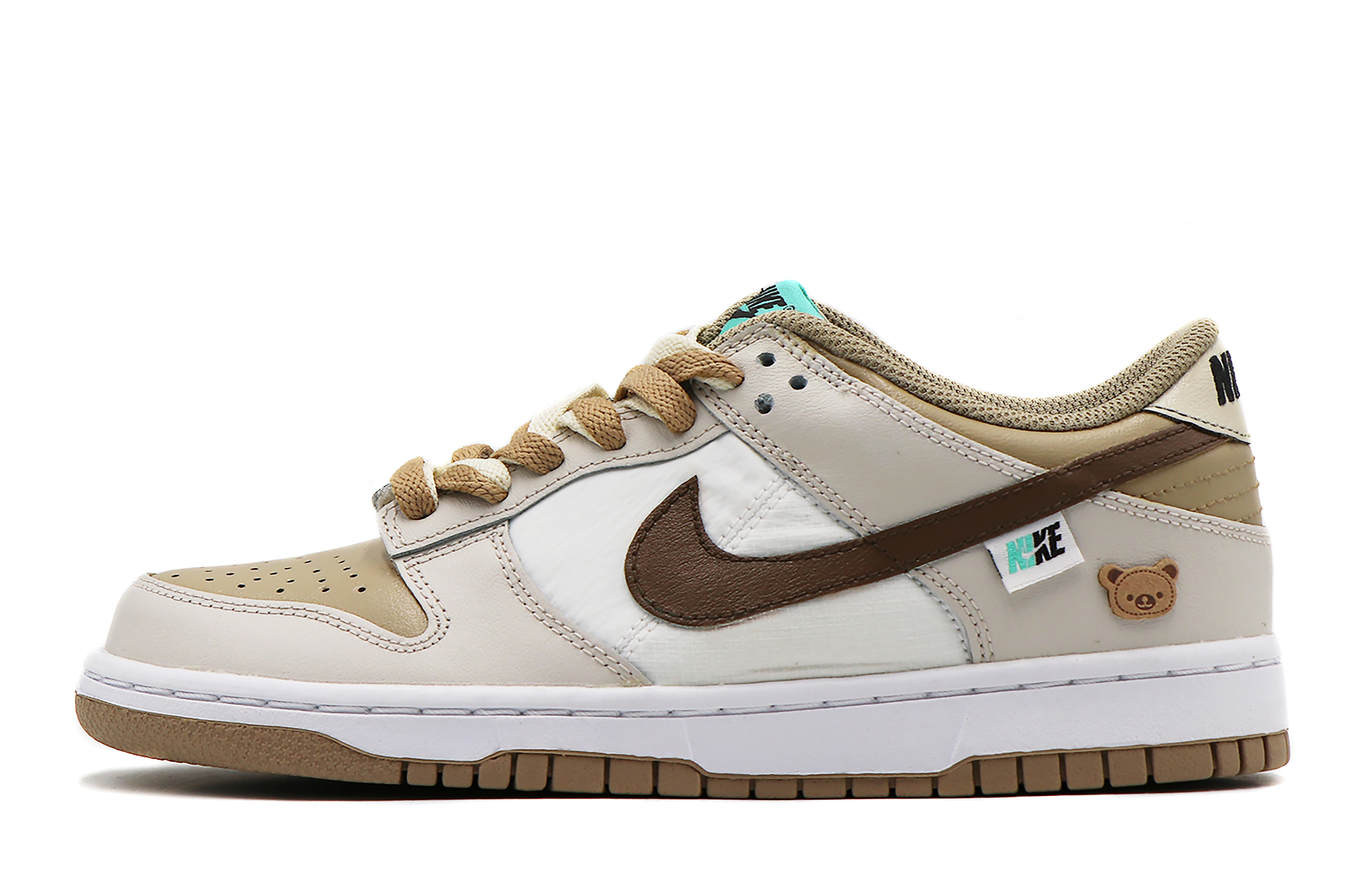 

Женские кроссовки для скейтбординга Nike Dunk Low, коричневый