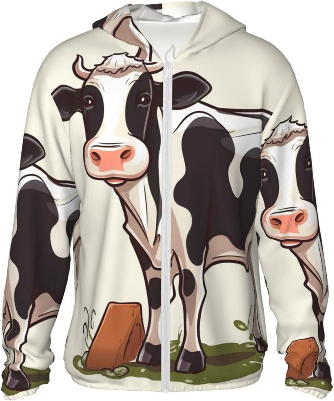 

Мужская толстовка с капюшоном UPF 50+ для защиты от солнца, на молнии, с длинным рукавом и карманом FHEBNDS