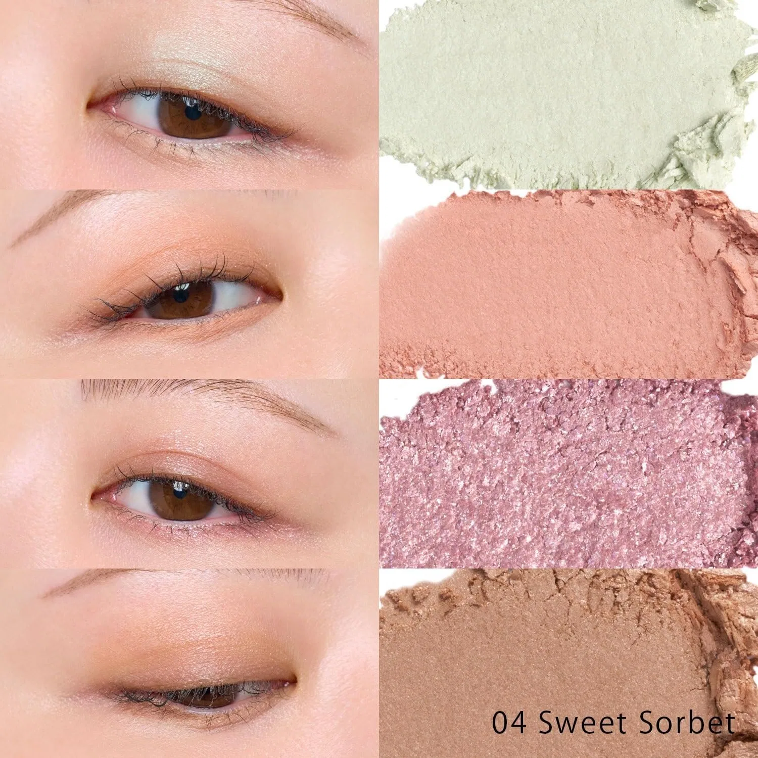 Палетка теней для век To/one Petal Float Eye Palette 04 Sweet Sorbet — фото 2