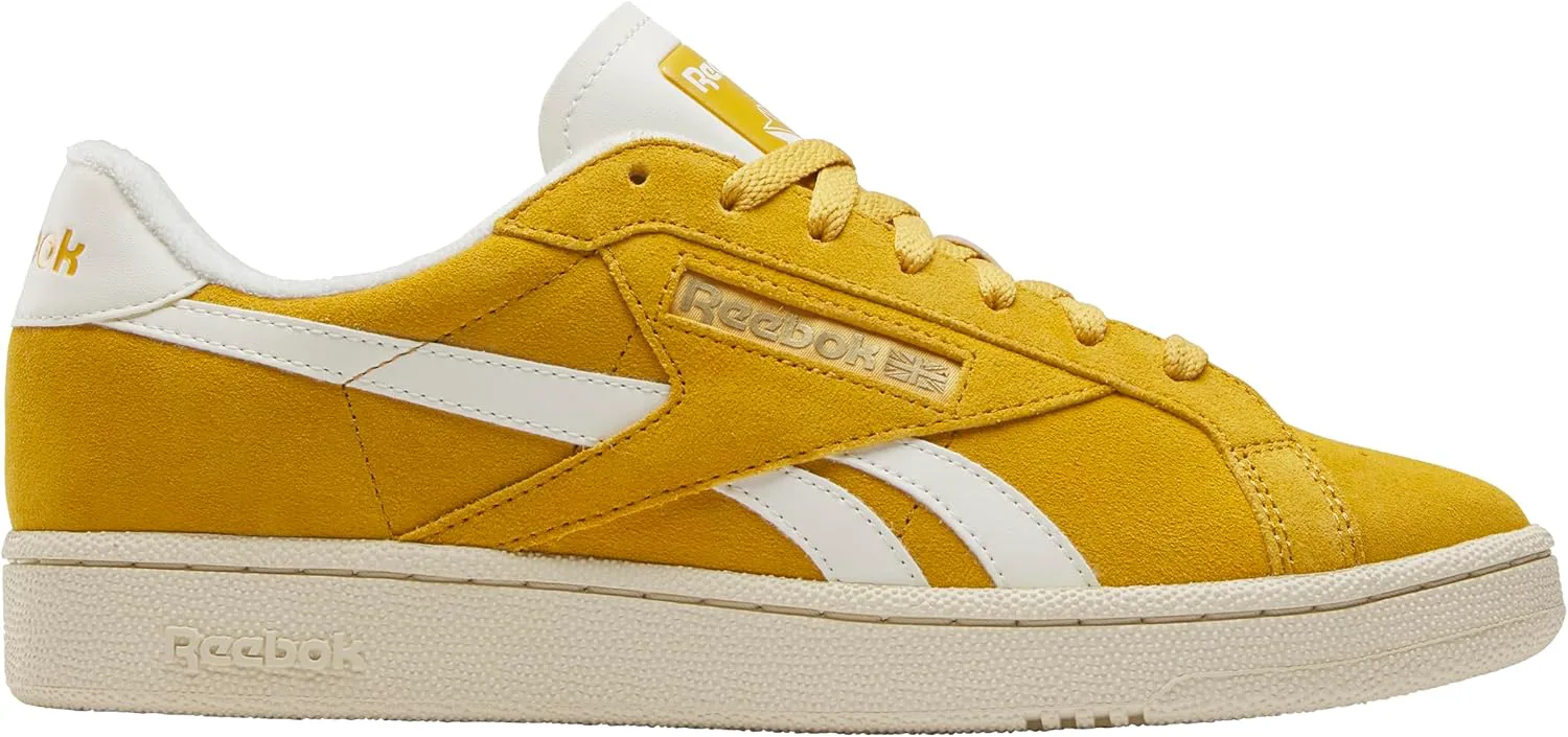 Кроссовки Reebok Unisex Adult Club C Grounds, золотистый/белый