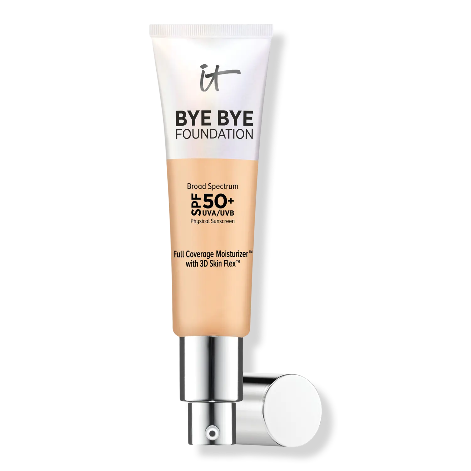 

Увлажняющий крем Bye Bye Foundation с полным покрытием и SPF 50+ IT Cosmetics, Medium (medium skin w/ warm yellow undertones)