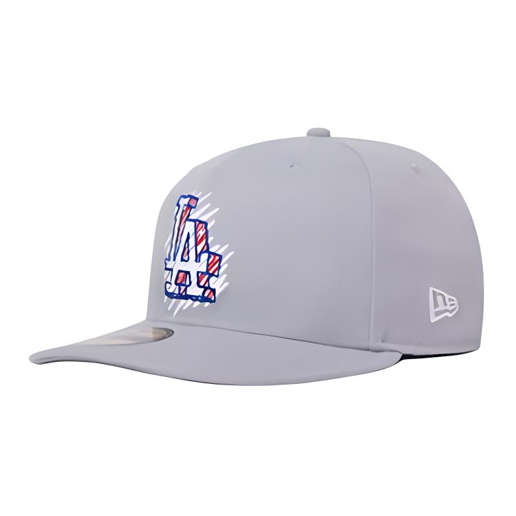 

New Era Полиэстеровая бейсболка унисекс серая, Gray