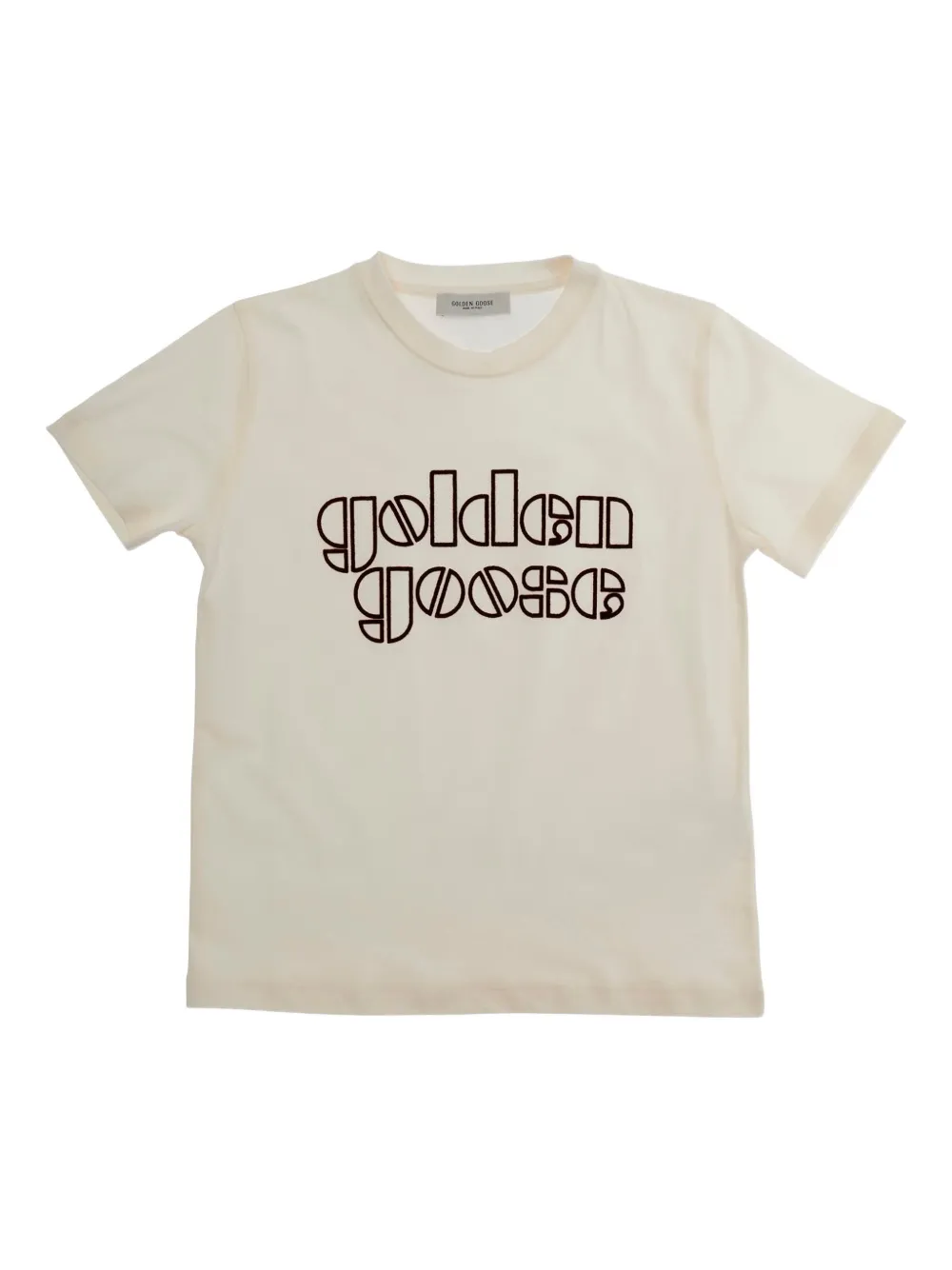 

Футболка с принтом логотипа Journey Golden Goose Kids, нейтральный