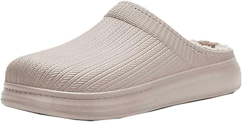 

Зимние домашние плюшевые тапочки из хлопка с теплым искусственным мехом, водонепроницаемые, для дома, противоскользящие, для женщин и мужчин Shutup.Dance, Coffee