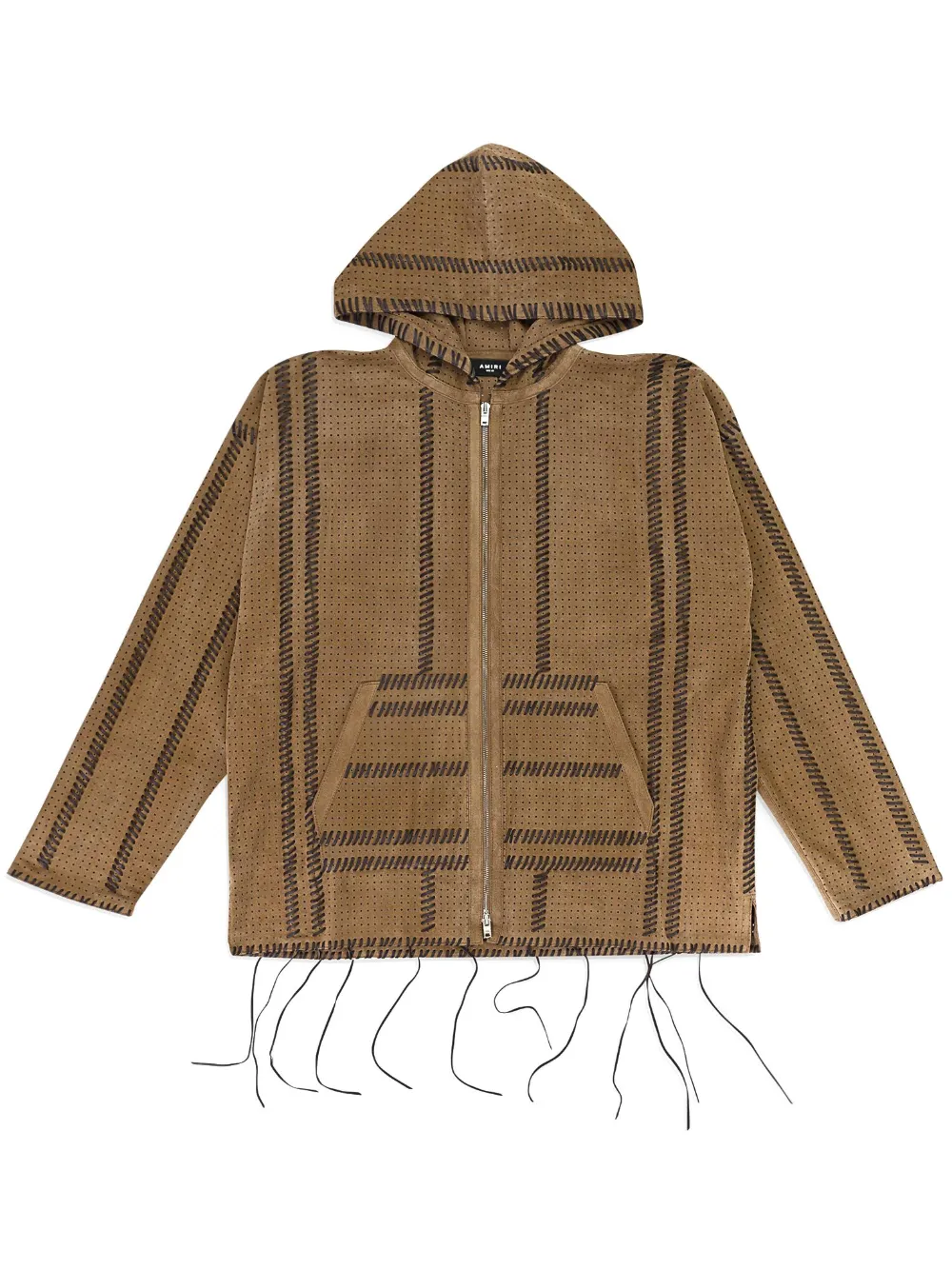 

Куртка с перфорацией AMIRI, коричневый