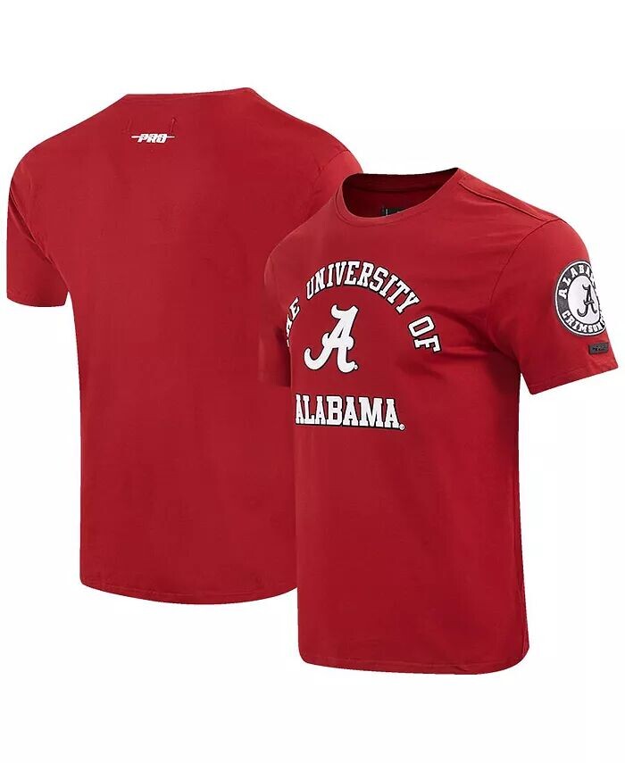 

Мужская футболка Crimson Alabama Crimson Tide Classic Stacked Logo Pro Standard