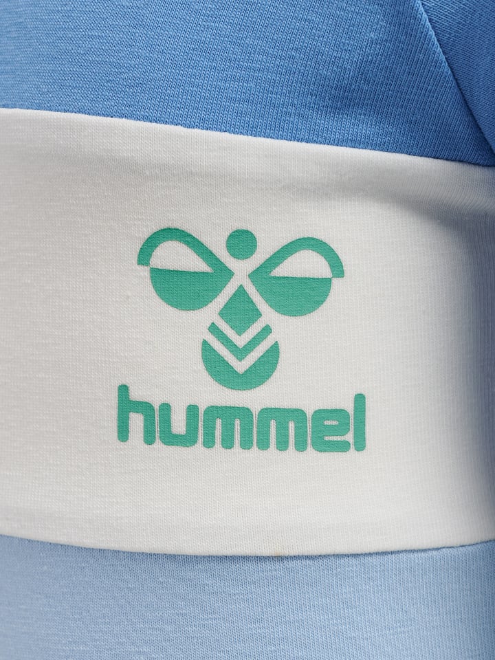 Комбинезон на кнопках Hummel с рукавами реглан Hmlaslan для мальчиков в цвете SILVER LAKE BLUE Hummel — фото 3