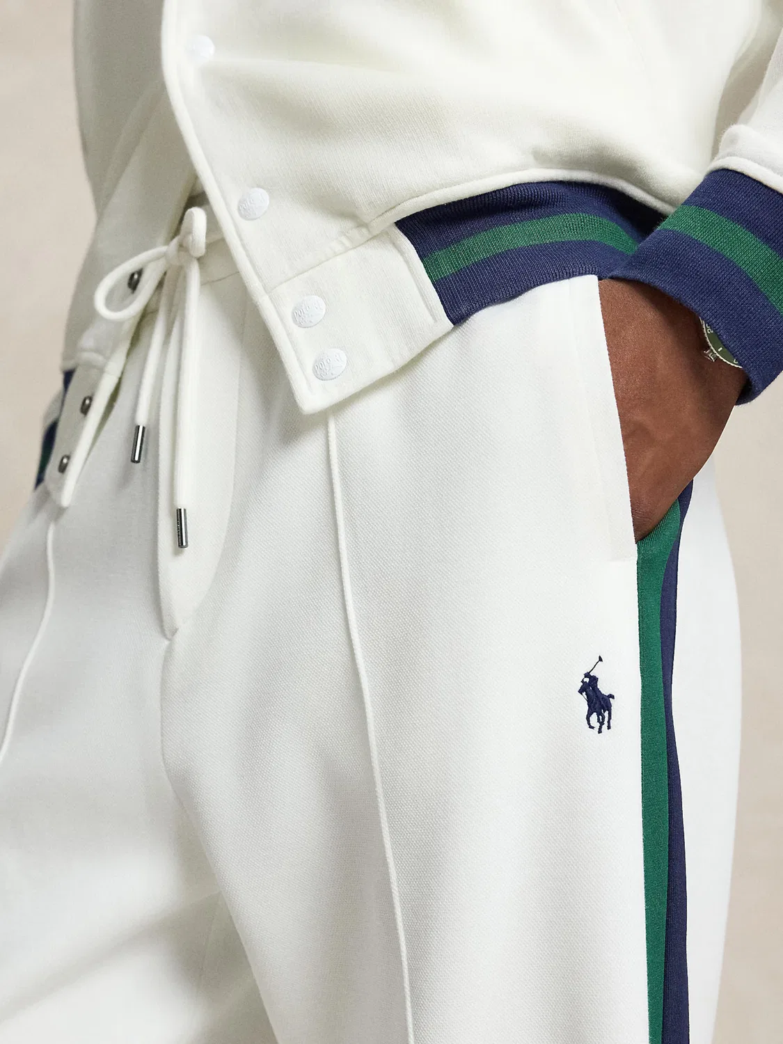 Брюки свободного кроя Polo Ralph Lauren, White — фото 2