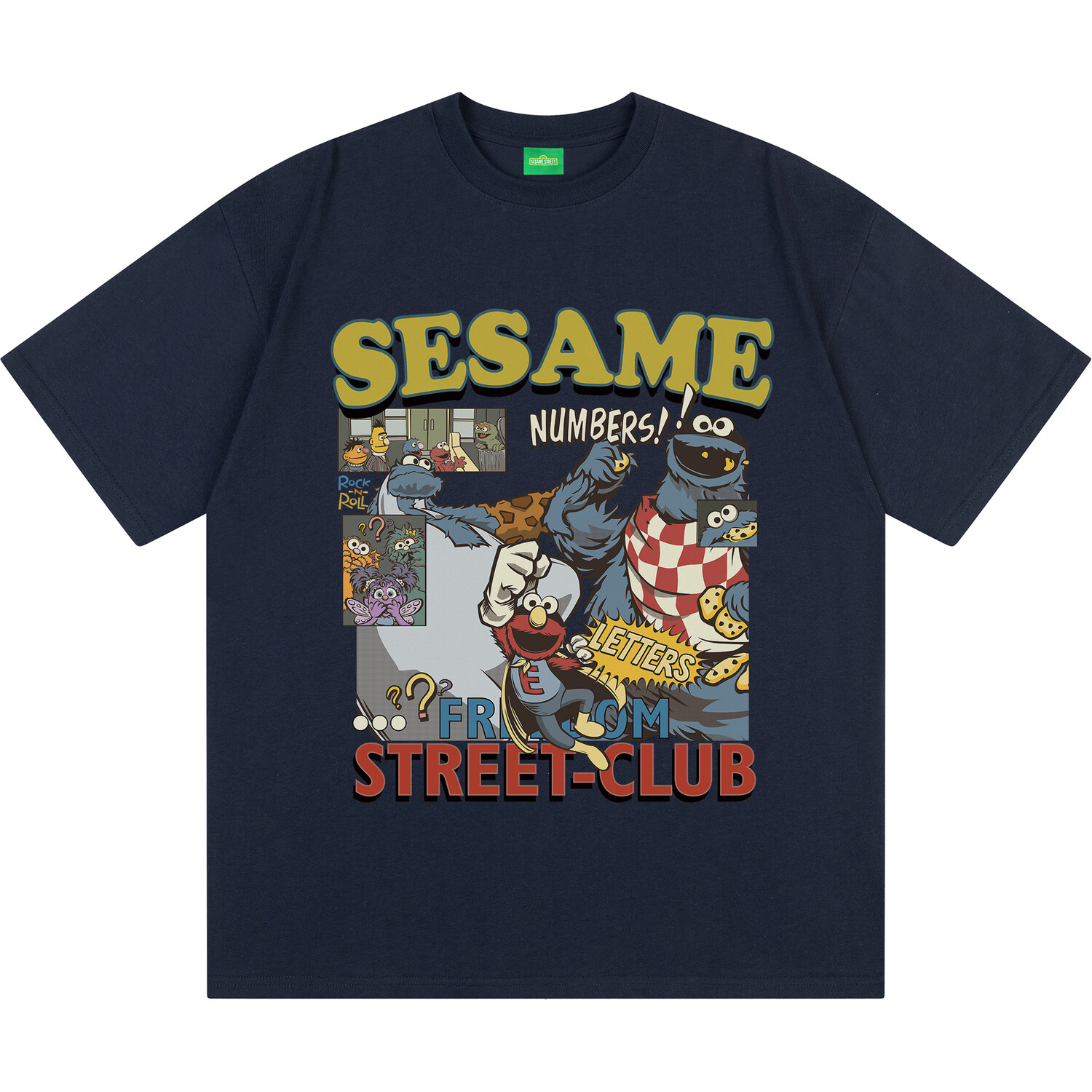 

Футболка унисекс Sesame Street, коричневый