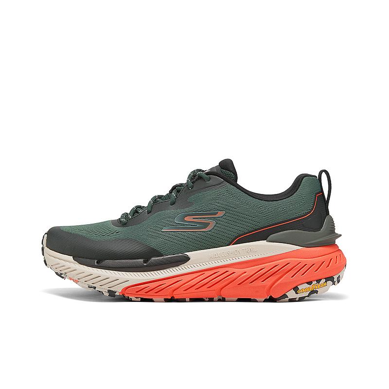 

Skechers Мужские кроссовки с низкой амортизацией, цвет оливковый зеленый