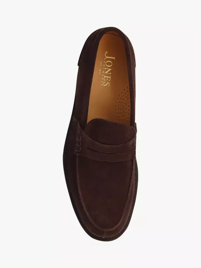 Кожаные лоферы Chorleywood Jones Bootmaker, Brown Suede — фото 4