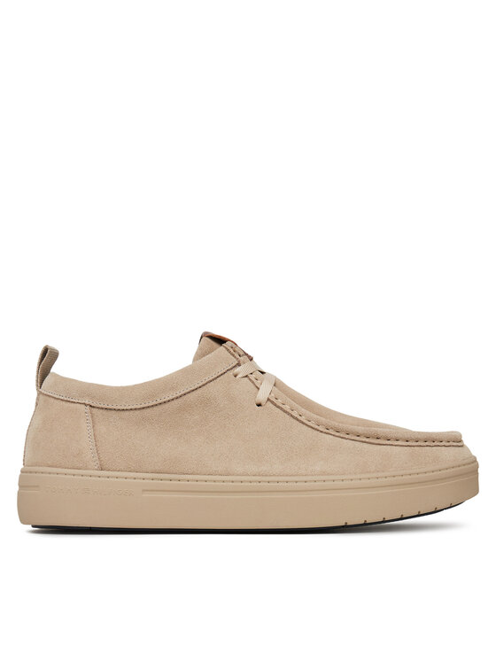 

Полуботинки Modern Light Suede Moc Toe Shoe FM0FM05501 Tommy Hilfiger, бежевый