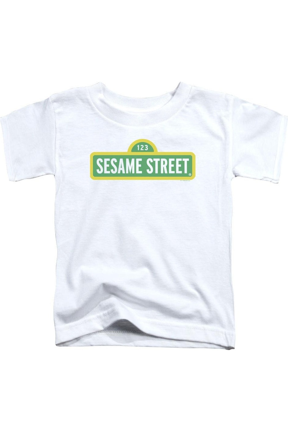 

Футболка с коротким рукавом для детей с логотипом Sesame Street Gildan, белый