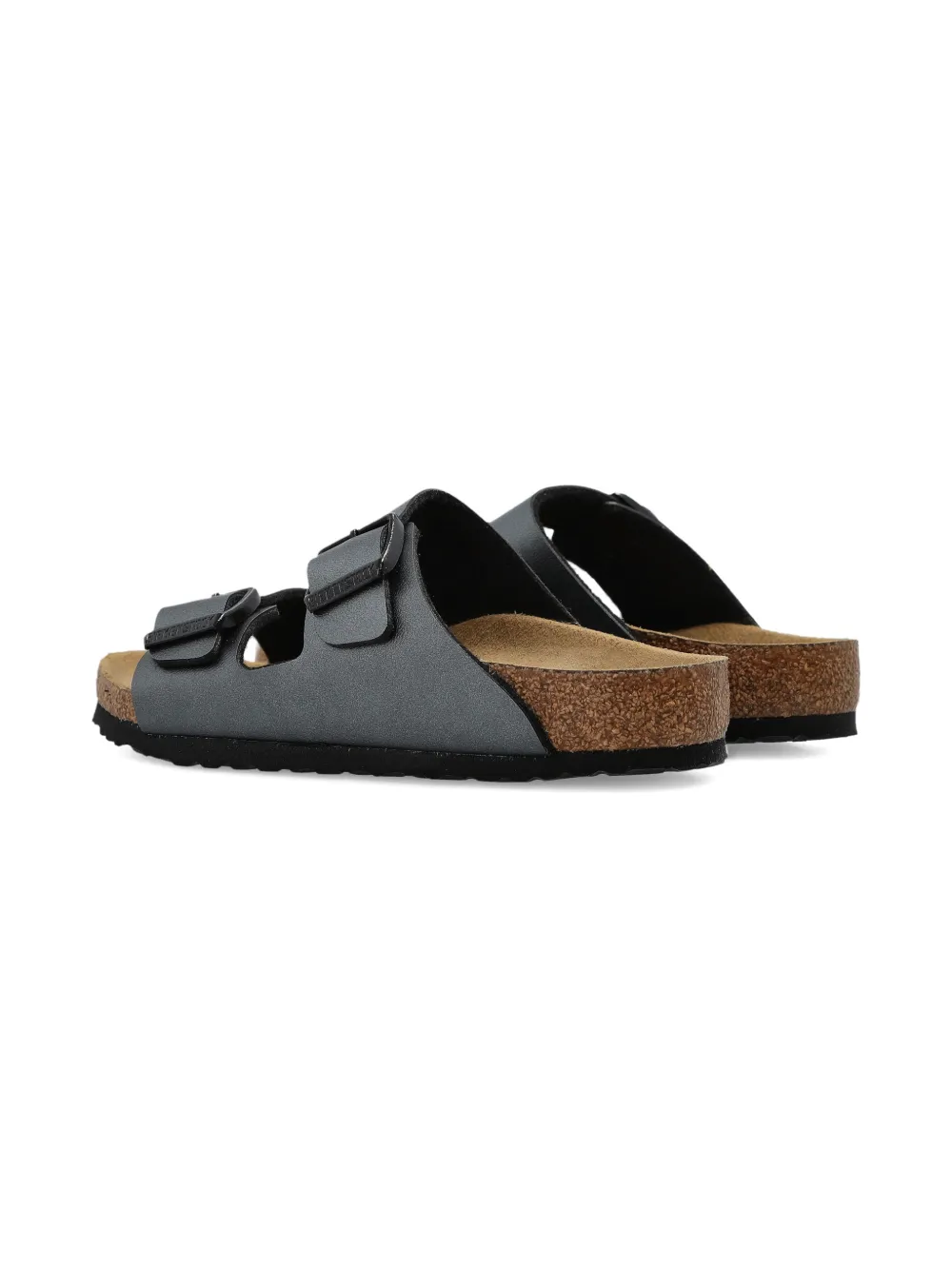 Босоножки arizona с ремешками и пряжками Birkenstock Kids, серый — фото 3