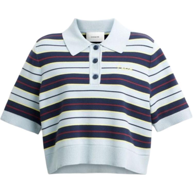 

SS25 Футболка Поло женская COACH, синий