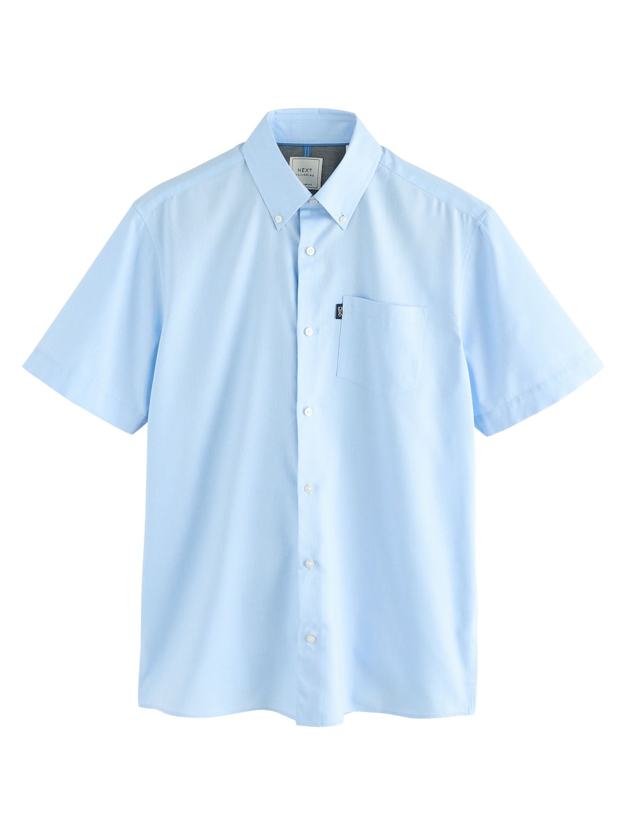 

Рубашка на пуговицах классического кроя Next, светло-голубой