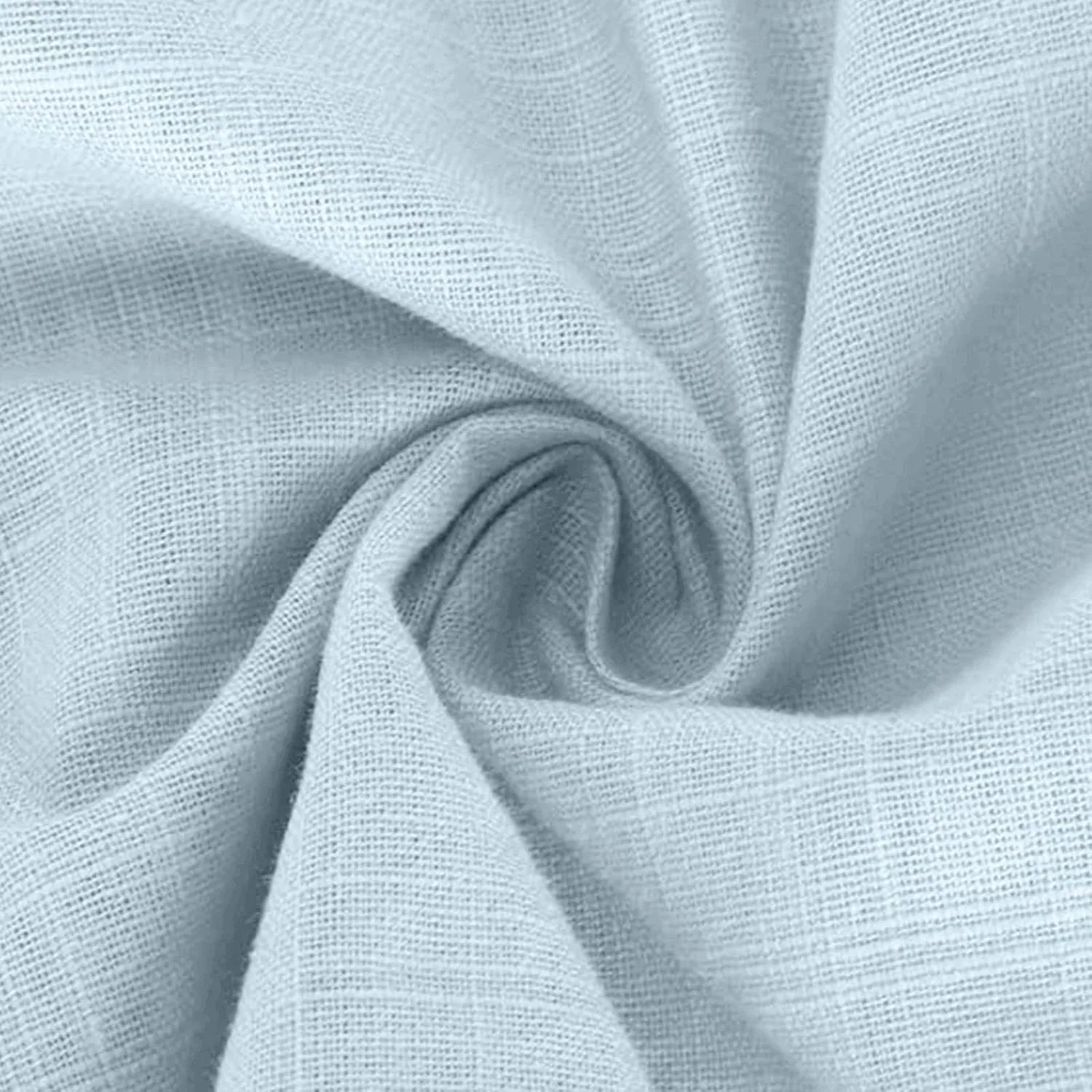 Женская худи с капюшоном Cotton Linen, Light Blue — фото 4