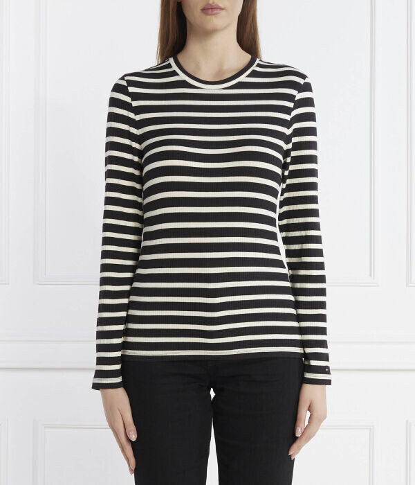 

Блузка Tommy Hilfiger Slim Fit, черный