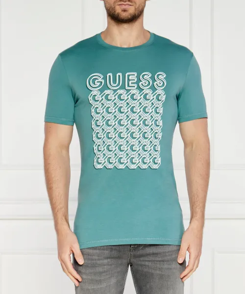 

Футболка g chain Slim fit Guess Jeans, синий