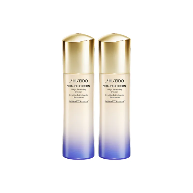 SHISEIDO Новая версия 2 лосьон для сияния и оживления кожи с эффектом подтяжки, увлажнения и осветления, # Light 100ml*2