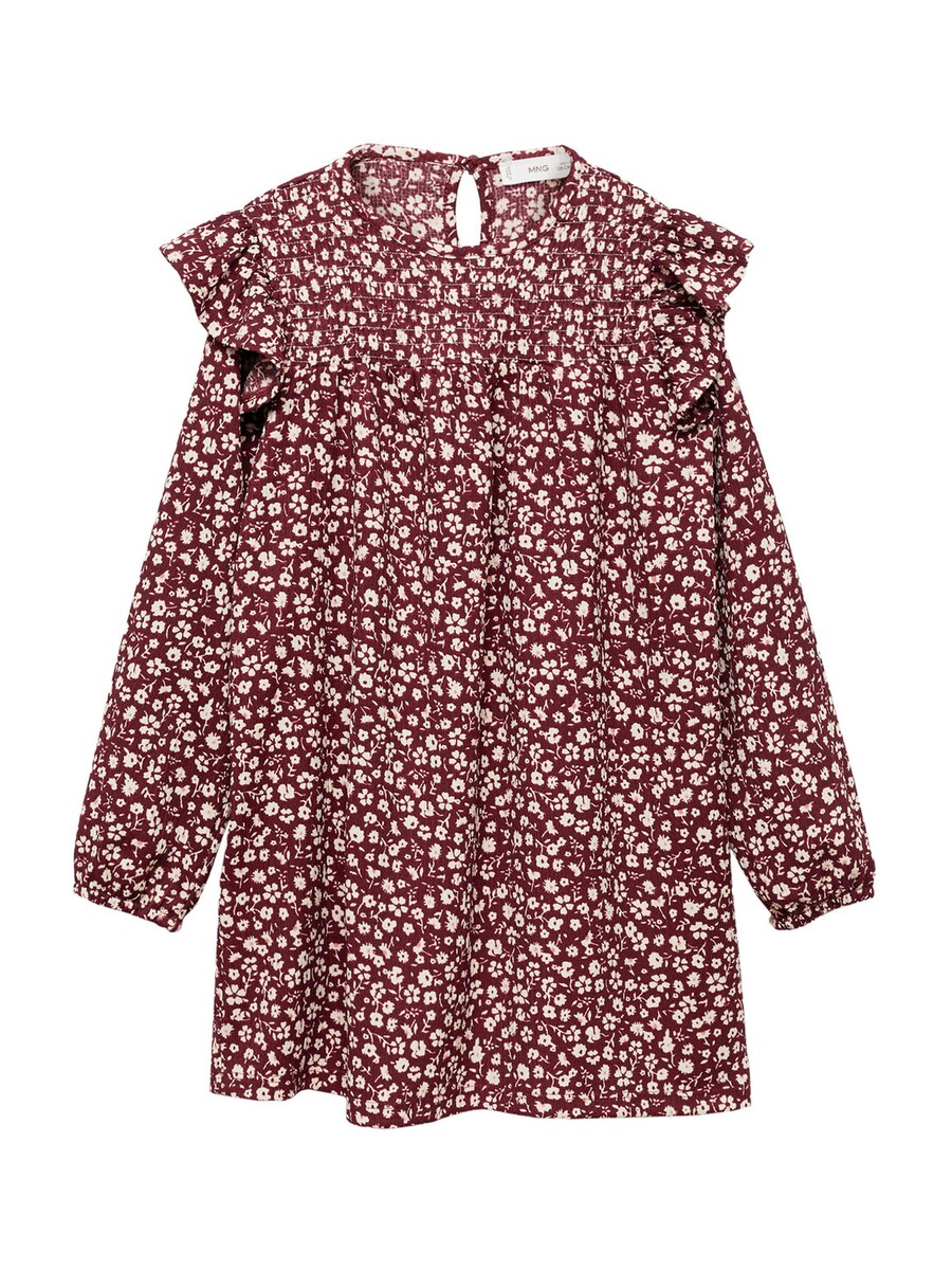 

Платье MANGO KIDS LUCIA, цвет Dark red