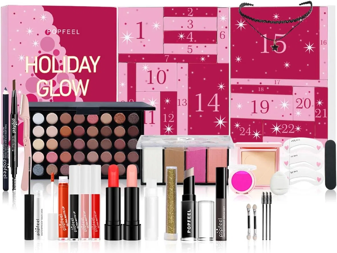 Набор косметики Advent Calendar HUQIDAO 24 предмета — фото 3