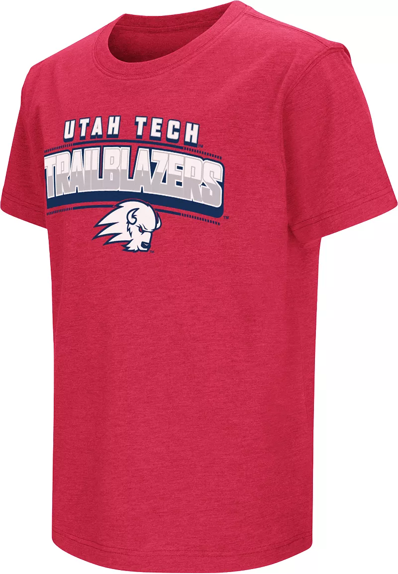 

Красная футболка Playbook Youth Colosseum Utah Tech Trailblazers