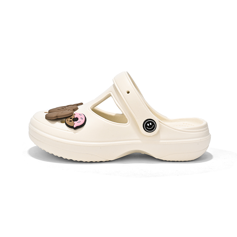 

Сандалии Lightweight, Breathable, Slip Resistant, Anti Kick Mary Jane Clogs Kids' CAMKIDS, белый