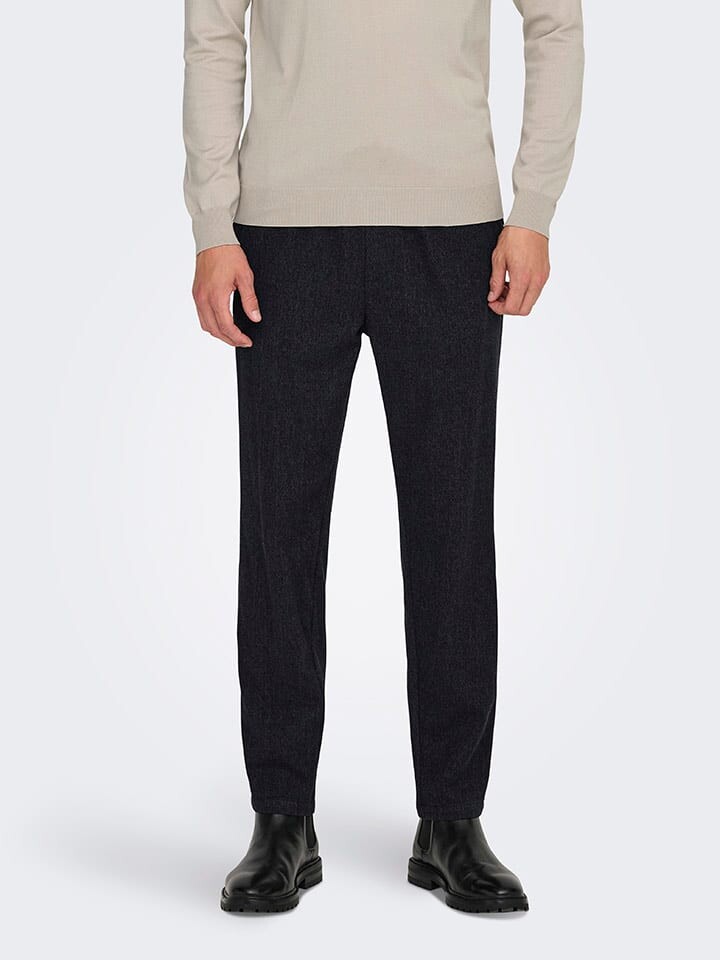 

Тканевые брюки ONLY & SONS Hose, темно-синий