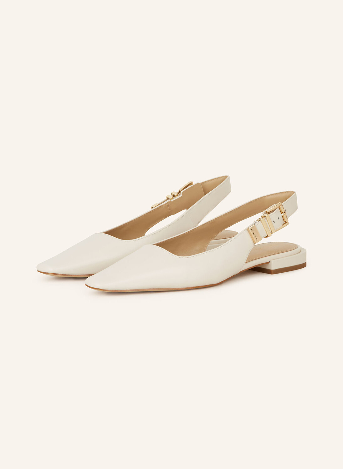 

Балетки с открытой пяткой darrington MICHAEL KORS, цвет 289 LT cream