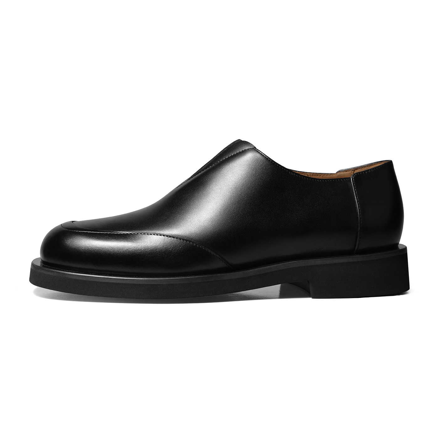 

THOM WILLS Кожаные повседневные туфли мужские черные Black A1541, цвет Black A1541