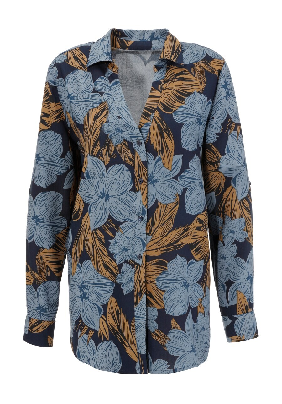 

Блузка Aniston SELECTED Blouse, пыльно-голубой