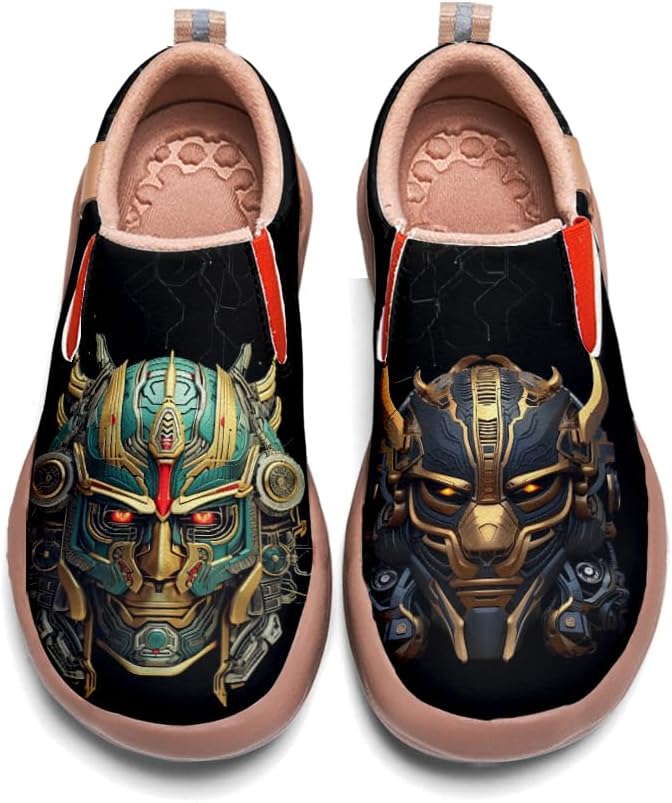 

Мужские повседневные лоферы Onehorse на шнуровке, кожаные кроссовки, удобные и легкие, с легкой надевкой, с художественной росписью, для путешествий, Mechanical Organisms - N29