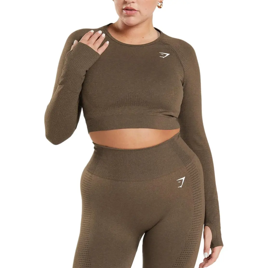 

Футболка женская Espresso Ash Gray GYMSHARK, Espresso Mud Gray Rock