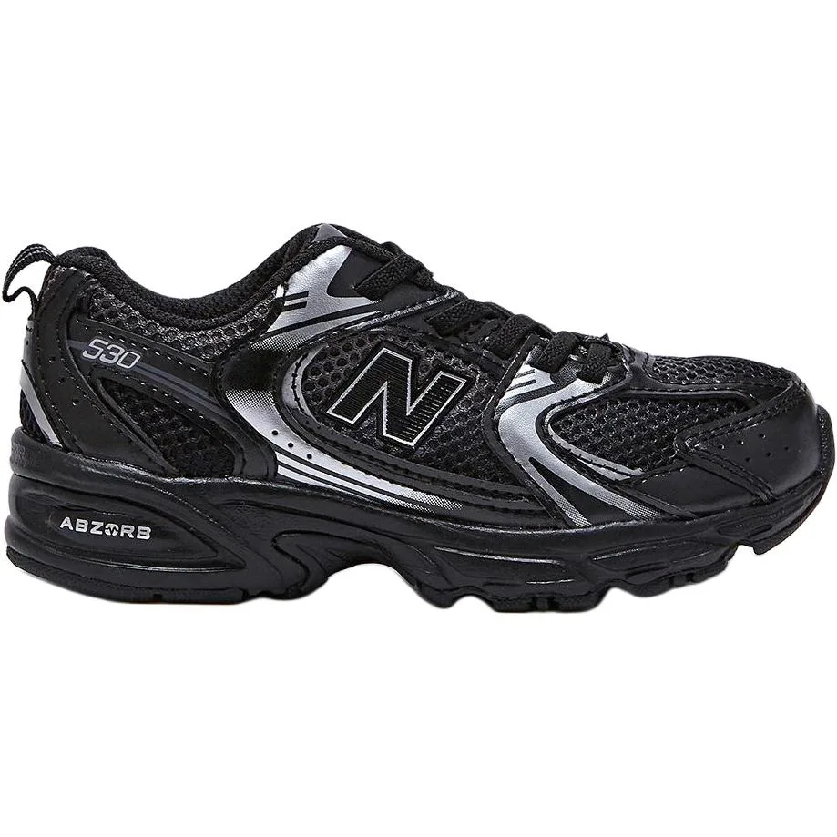 New Balance NB 530 Abrasion Resistant Low top детские кроссовки для бега Black — фото 3