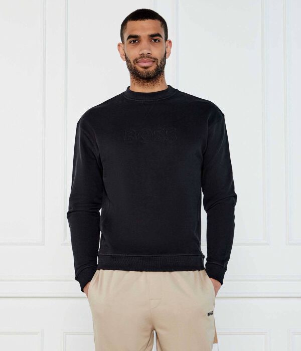 

Свитер Дэвид Relaxed fit Boss, черный
