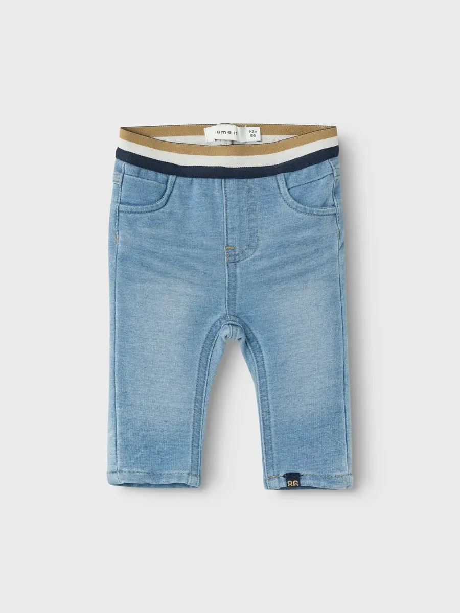 

Name It джинсы узкого кроя "NBMSILAS SLIM SWE JEANS 7025-TR NOOS", голубой