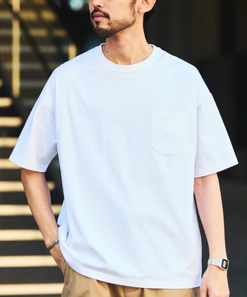 

FREAK'S STORE Футболка с круглым вырезом и оверсайз силуэтом, антибактериальная, влагоотводящая, быстросохнущая, с защитой от УФ-излучения, STRATECH, белый