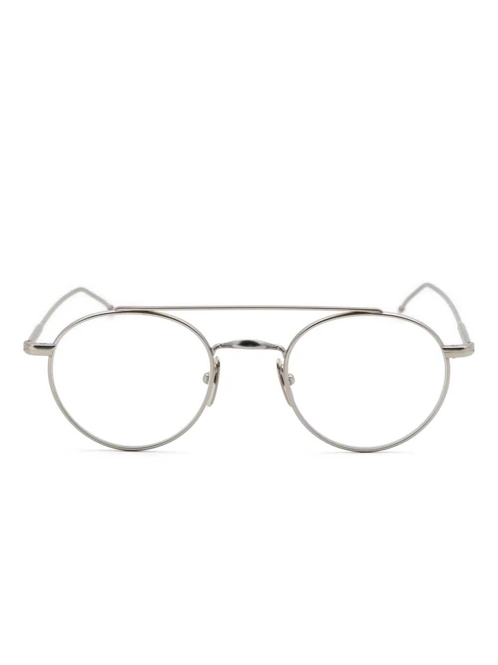 

Очки в круглой оправе Thom Browne Eyewear, серый