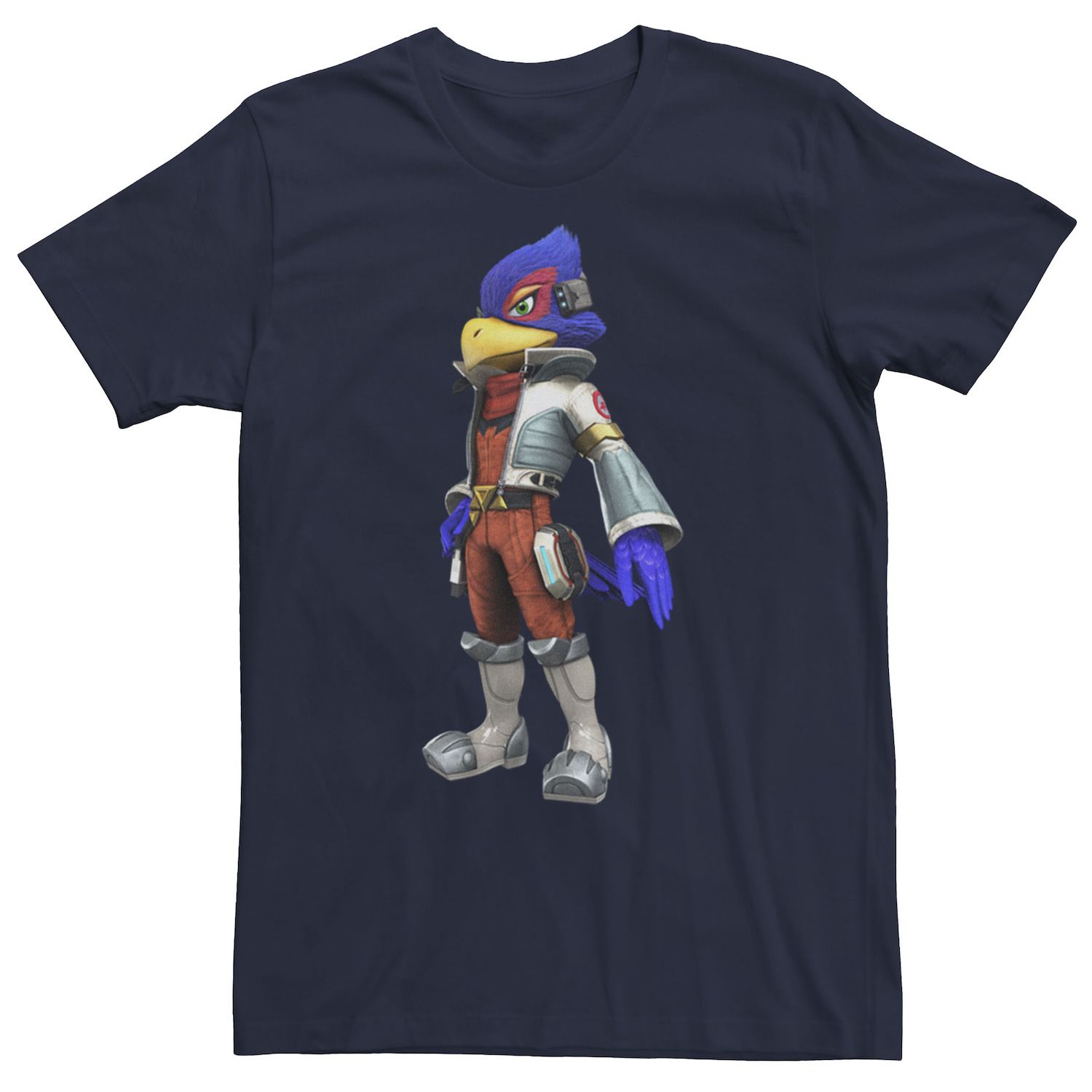 

Мужская футболка с портретом Nintendo Star Fox Falco Licensed Character